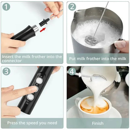 Wireless Milk Frother Rechargeable