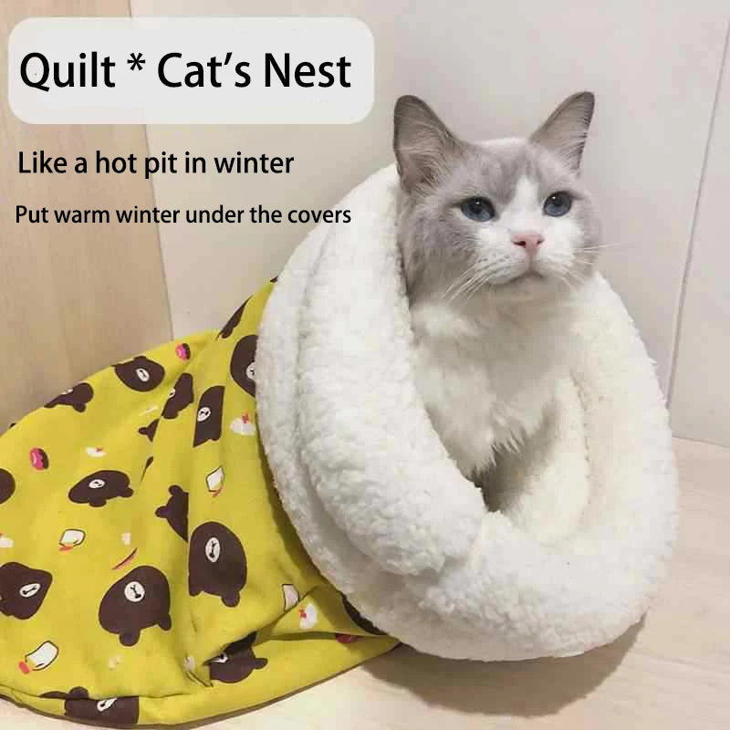 Soft Cuddly Cat Sleeping Bag