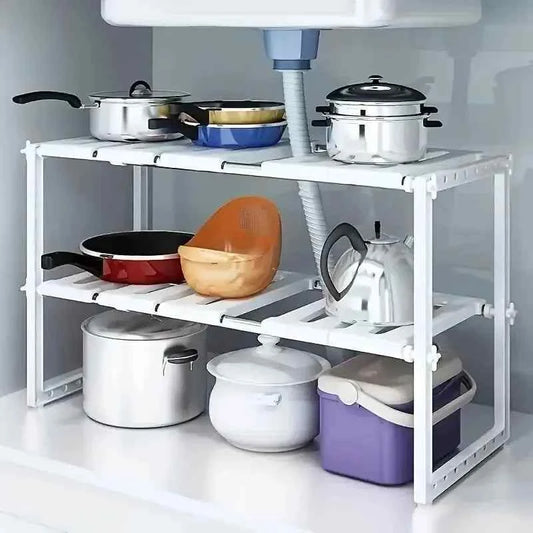 Stackable Cabinet Organizer Shelves