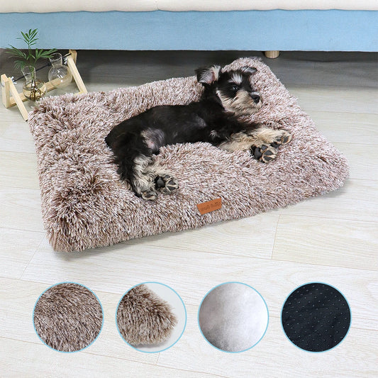 Washable Plush Dog Bed