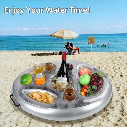 Inflatable 8 Hole Drink Holder